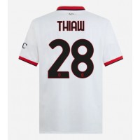 AC Milan Malick Thiaw #28 Gostujuci Dres 2024-25 Kratak Rukav